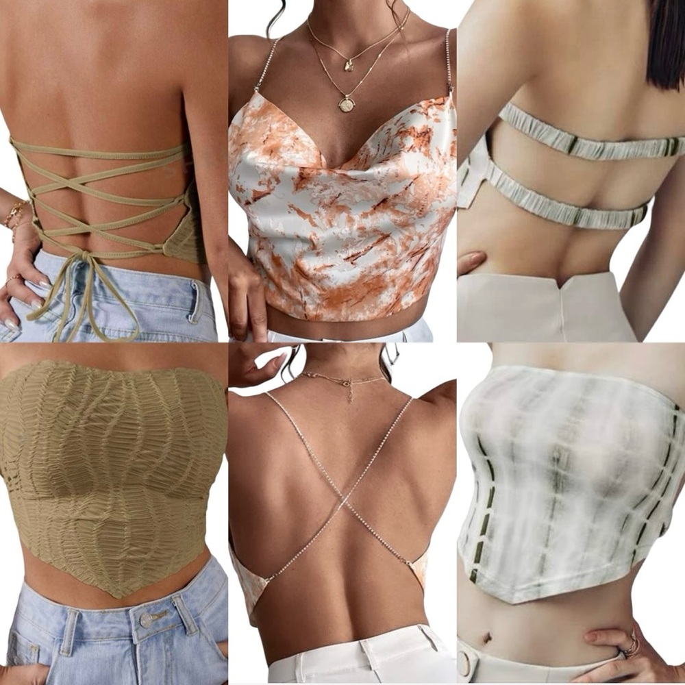 3 piece crop top bundle